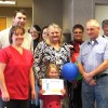 NLH ACE Award recipient Deb Perham (center), with family at award ceremony