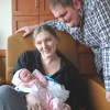 Littauer Leapster Paisley Ray Carpenter with her parents Dallas and Dan Carpenter of Johnstown. Paisley was born at Nathan Littauer Hospital on Feb. 29, Leap Year 2016