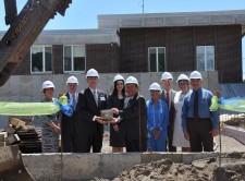 From left: Leslie Beadle, Vice President, Administrator/NLH Nursing Home; Geoff Peck, Executive Director, Nathan Littauer Foundation; Laurence E. Kelly, President and CEO, Nathan Littauer Hospital & Nursing Home; Dr. Irina Gelman, director of the Fulton County Public Health Department; Dr. Soo Lee, American Renal Association; Jean Wilkinson, Littauer Auxiliary; Brian Hanaburgh, Chairman, Littauer Board of Directors; Janine Dykeman, Board Chair, Nathan Littauer Foundation and Mark Kilmer, President, Fulton Montgomery Regional Chamber of Commerce 