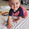 Baby Kyle Fetterly who flourished his first year on breast milk after consultation sessions at Nathan Littauer Hospital