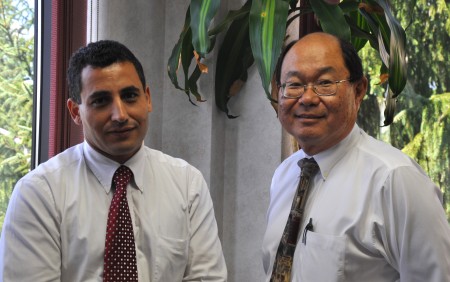 1.Nephrologists Dr. Ayman Morgan, left, and Dr. Soo Lee, both of American Renal Associates are now seeing patients at Nathan Littauer Hospital inhpatient dialysis suites