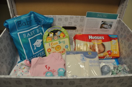 3.An example of the Baby Box contents new babies will receive after being born at Nathan Littauer’s Birthing Center